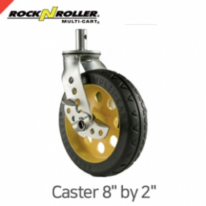 락앤롤러 RCSTR8X2 All-Terrain Caster with Brake 8" x 2" (2-Pack for R12)