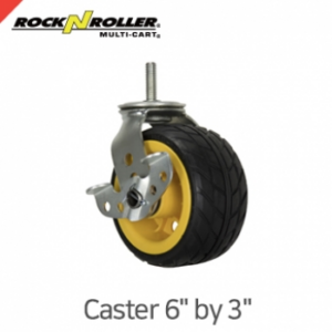 락앤롤러 RCSTR6X3 Glider Caster with Brake 6" x 3" (2-Pack for R14G & R16RT)